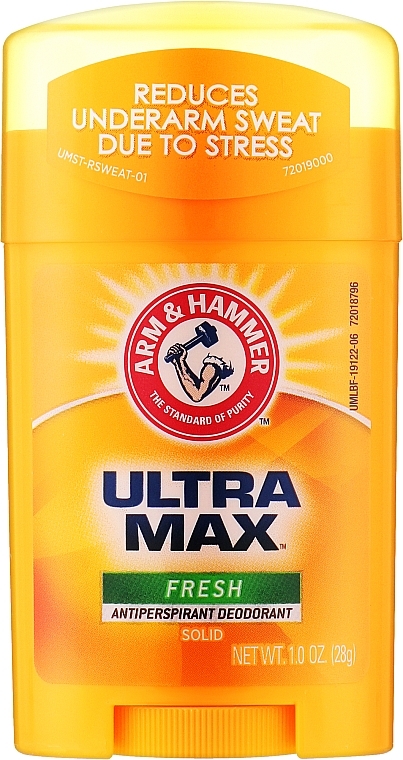 Твердий дезодорант - Arm & Hammer Ultra Max Antiperspirant & Doodorant Invisible Solid Powder Fresh