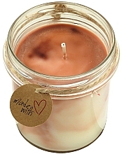 Ароматическая мраморная свеча "Кофе" - Miabox Candle — фото N2