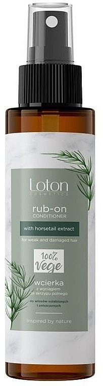 Спрей для волосся з екстрактом хвоща - Loton Rub-On Conditioner — фото N1