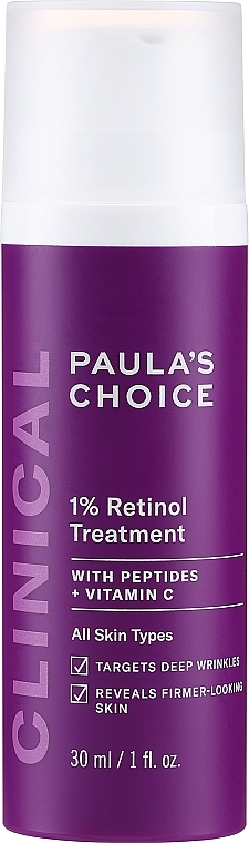 Крем-сироватка з ретинолом - Paula's Choice Clinical 1% Retinol Treatment — фото N1