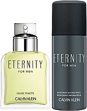 Calvin Klein Eternity For Men - Набор (edt/100ml + deo/150ml) — фото N1