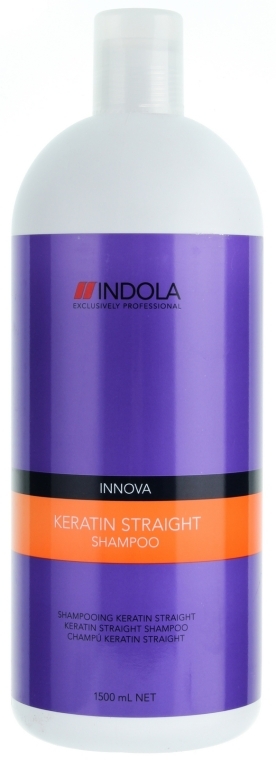 Шампунь для выравнивания волос - Indola Innova Keratin Straight Shampoo