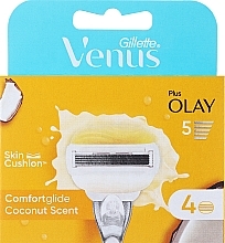 Духи, Парфюмерия, косметика Сменные кассеты для бритья, 4 шт. - Gillette Venus and Olay