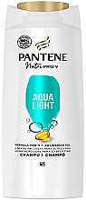 Шампунь для тонких волос - Pantene Nutri Pro-V Aqua Light Shampoo — фото N1