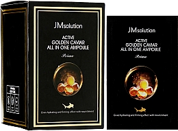 Духи, Парфюмерия, косметика Сыворотка 3 в 1 с экстрактом икры и золотом - JMsolution Active Golden Caviar All In One Ampoule