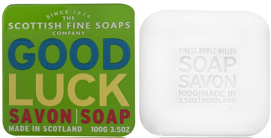 Мыло "На удачу" - Scottish Fine Soaps Good Luck Soap In A Tin — фото N1