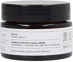 Духи, Парфюмерия, косметика Крем для лица - Evolve Organic Beauty Hydrate Protect Facial Cream