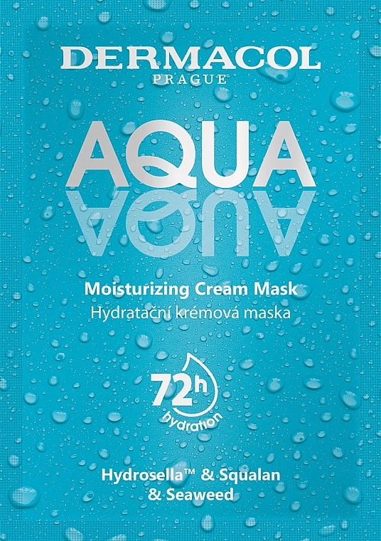 Увлажняющая маска для лица - Dermacol Aqua Aqua Moisturizing Cream Mask — фото N1