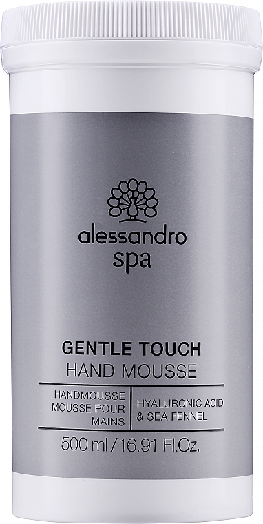Мус для рук - Alessandro International Spa Gentle Touch Hand Mousse Salon Size — фото N1
