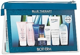 Парфумерія, косметика Набір, 8 продуктів - Biotherm Blue Therapy Travel Gift Set