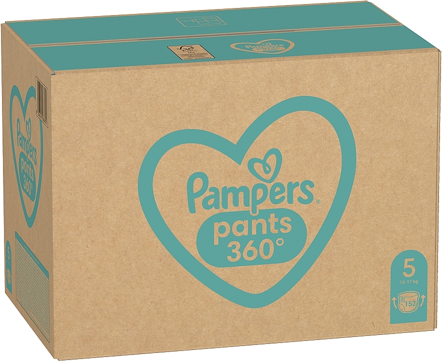 Подгузники-трусики Pants, размер 5 (Junior) 12-17 кг, Mega Box 152шт - Pampers — фото N3