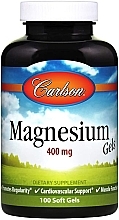 Духи, Парфюмерия, косметика Пищевая добавка "Магний", 400мг - Carlson Labs Magnesium Gels