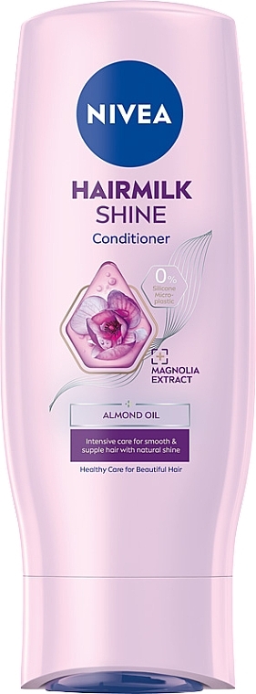 Кондиціонер для волосся "Здорове сяйво" - NIVEA Hairmilk Shine Conditioner