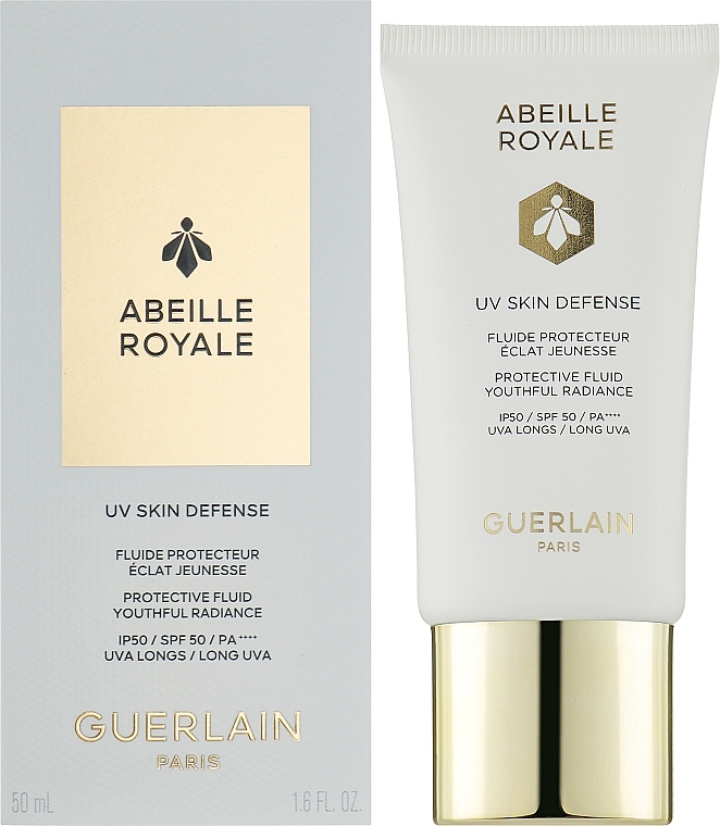 Сонцезахисний флюїд - Guerlain Abeille Royale UV Skin Defense Protective Fluid SPF50 — фото N2