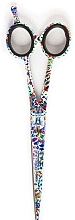 Перукарські ножиці прямі 82060-1, 15.24 см - Witte Rose Line Art Mosaic — фото N1