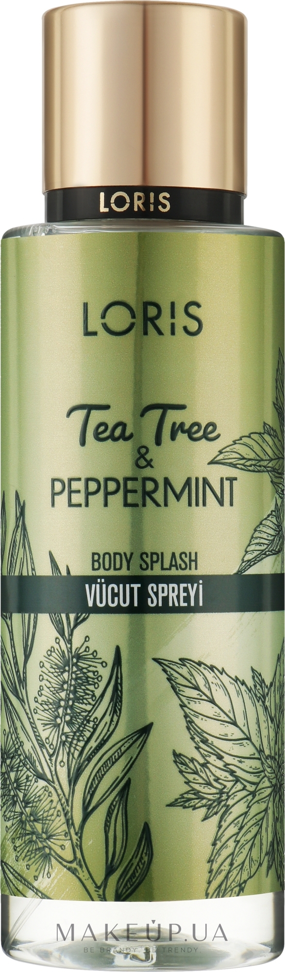 Міст для тіла - Loris Parfum Tea Tree & Peppermint Body Spray — фото 250ml