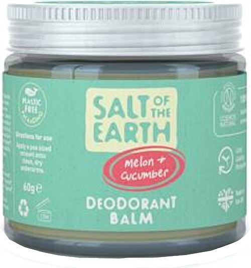 Натуральный дезодорант-бальзам - Salt Of The Earth Melon and Cucumber Balm — фото N1