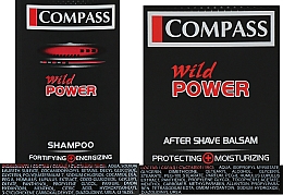 Набор мужской "Wild power" - Compass (sh/250ml + sh/gel/65ml + af/balm/100ml + bag) — фото N4
