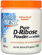 Чистая D-рибоза в порошке - Doctor's Best Pure D-Ribose Powder — фото N1