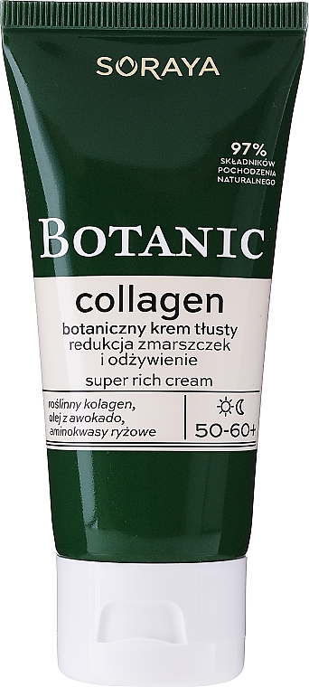 Крем для лица с растительным коллагеном - Soraya Botanic Collagen Super Rich Cream
