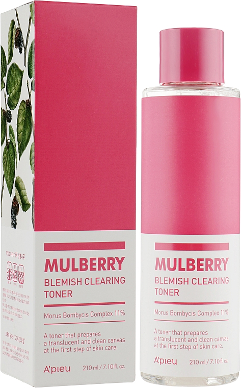 Очищувальний тонер для проблемної шкіри обличчя - A'Pieu Mulberry Blemish Clearing — фото N2