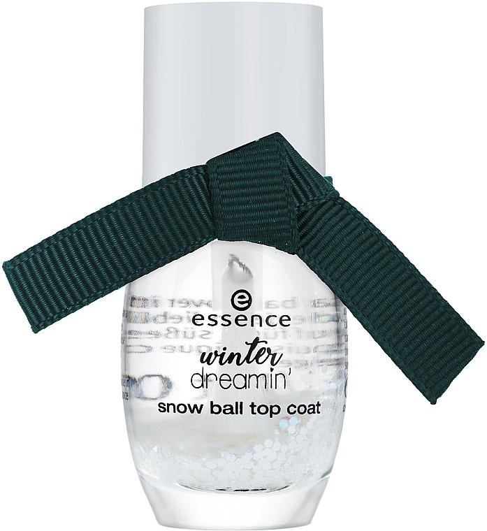 Essence Make Up Drops Darkening - Essence Winter Dreamin Snow Ball Top Coat