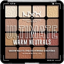 Духи, Парфюмерия, косметика Палетка из 16 оттенков теней для век - NYX Professional Makeup Ultimate Shadow Palette