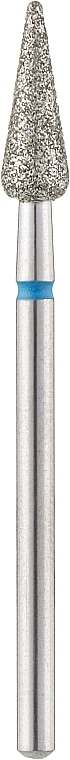 Фреза алмазная синяя "Конус острый", диаметр 4 мм - Divia DF019-40-B — фото N1