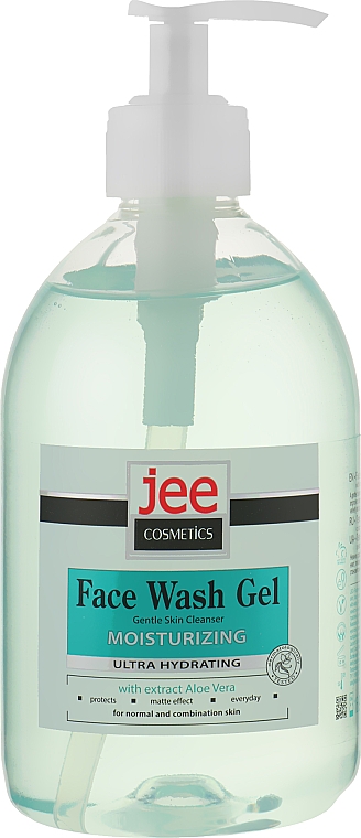 Зволожувальний гель для вмивання "Алое вера" - Jee Cosmetics Face Wash Gel Moisturizing