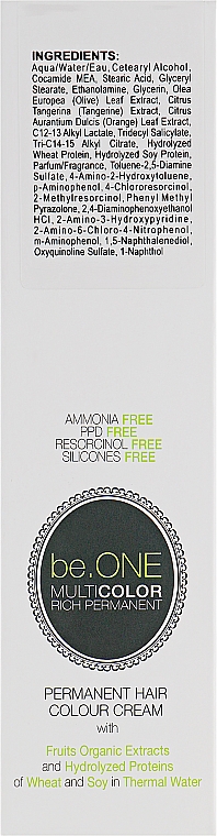 Перманентний барвник без аміаку - Punti di Vista Personal Touch BeOne Multicolor Cream * — фото N3