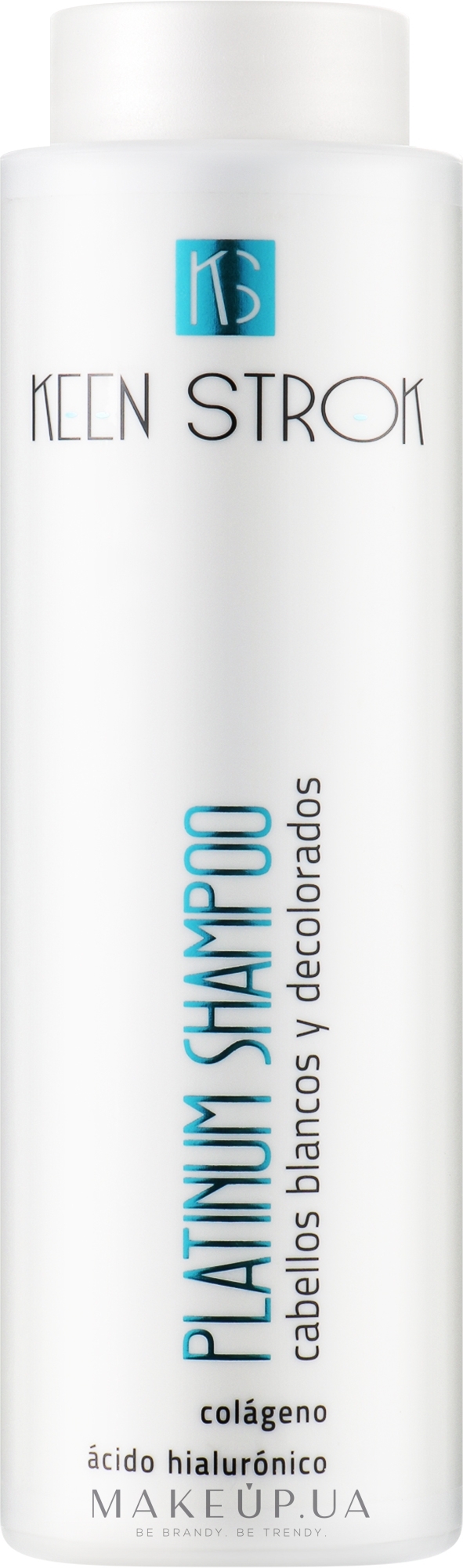 Шампунь для блонда и осветленных волос - Keen Strok Platinum Shampoo For White & Bleached Hair — фото 300ml