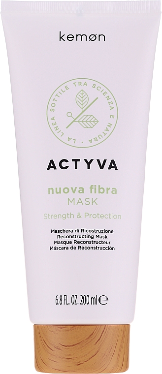 Маска для ослабленого і пошкодженого волосся - Kemon Actyva Nuova Fibra Mask