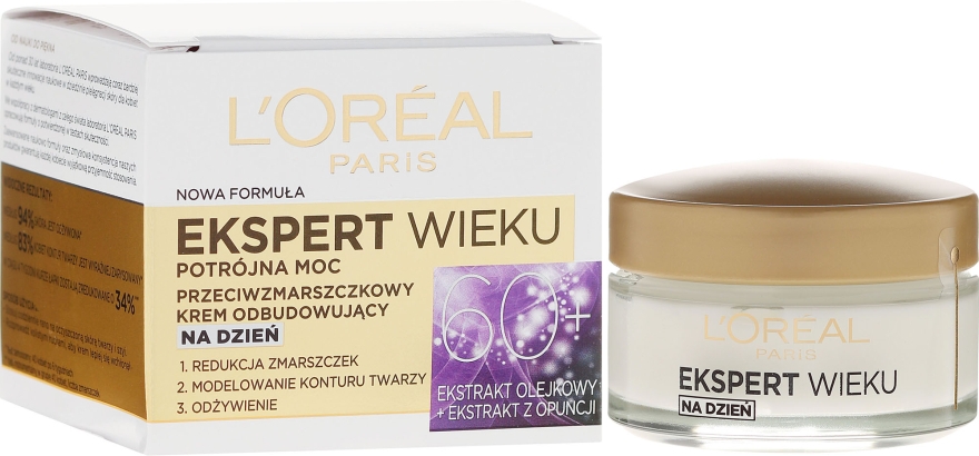Дневной крем для лица - L'Oreal Paris Age Specialist Expert Day Cream 60+
