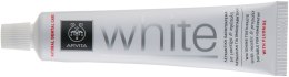 Отбеливающая зубная паста с мастикой и прополисом - Apivita Healthcare Natural Dental Care White Whitening Toothpaste With Mastic & Propolis — фото N2