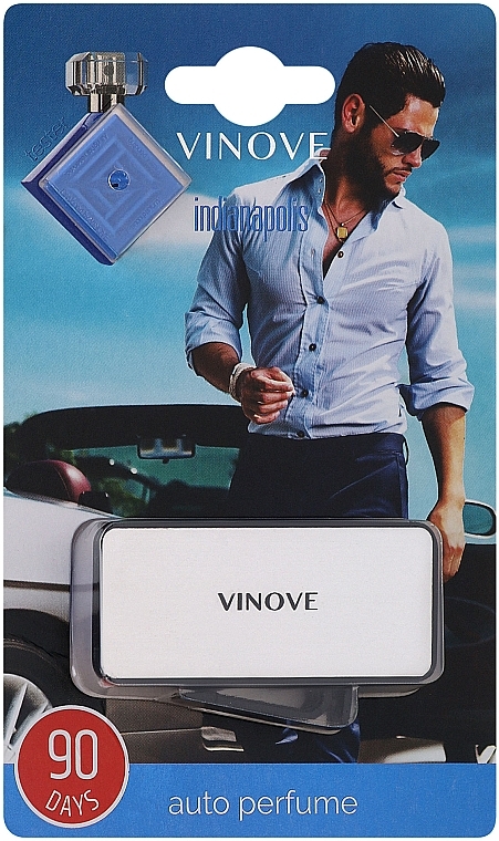 Vinove Indianapolis - Ароматизатор для автомобиля (серебро) — фото N1
