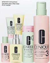 Парфумерія, косметика Набір, 6 продуктів - Clinique Great Skin Everywhere Skin Care Set