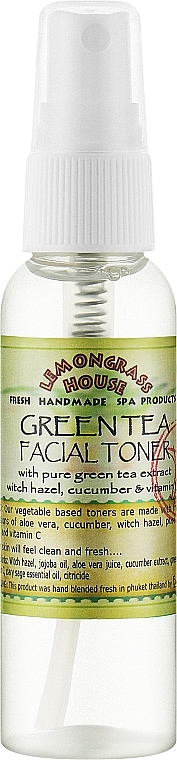 Освіжаючий тонік "Зелений чай" - Lemongrass House Green Tea Facial Toner — фото N1