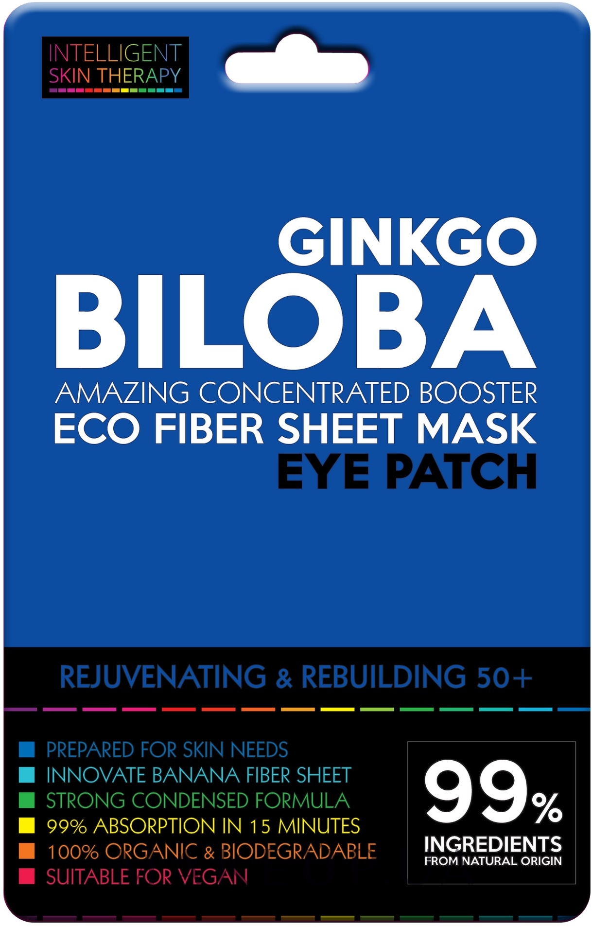 Патчи для глаз - Beauty Face IST Rejuvenating & Rebuilding Eye Patch Ginkgo Biloba — фото 2шт