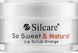 Духи, Парфюмерия, косметика Скраб для губ - Silcare Quin Face So Sweet & Natural Lip Scrub Orange