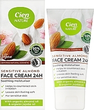 Крем для обличчя - Cien Nature Sensitive Almond Face Cream — фото N2