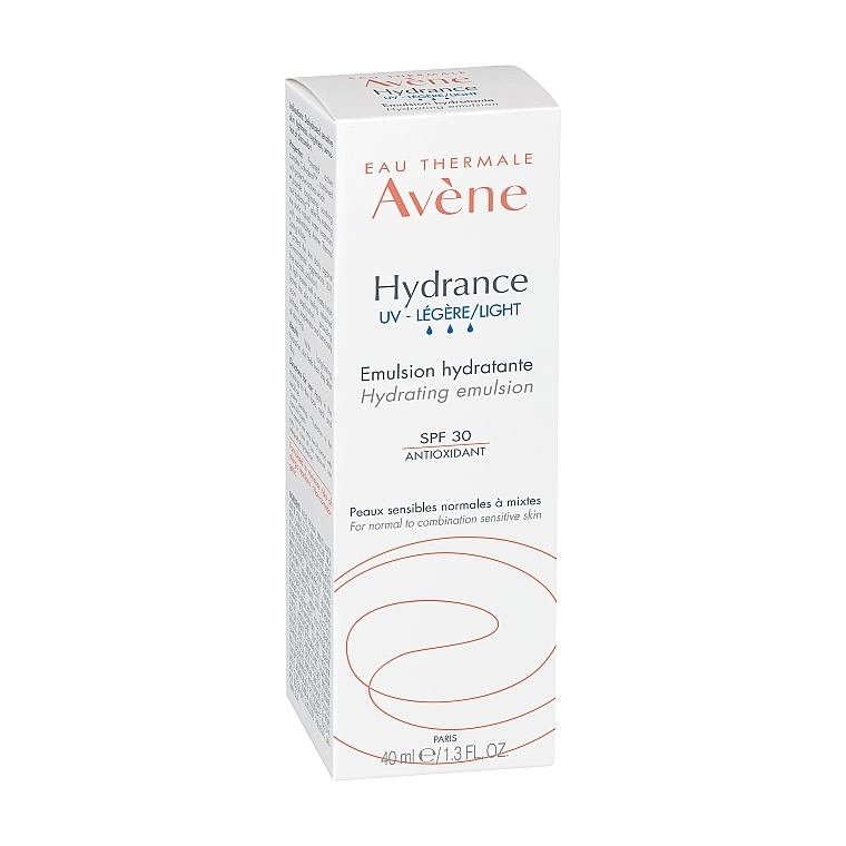 УЦЕНКА Увлажняющая эмульсия для лица - Avene Eau Thermale Hydrance Light Hydrating Emulsion SPF 30 * — фото N3