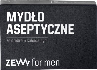 Асептичне мило з колоїдним сріблом - Zew Aseptic Colloidal Silver Soap — фото N1