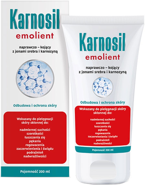 Пом'якшувальний засіб для шкіри з іонами срібла та карнозином - Deep Pharma Karnosil Emolient — фото N1
