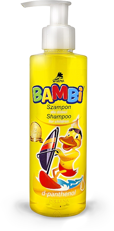 Шампунь для детей (с дозатором) - Pollena Savona Bambi D-phantenol Shampoo — фото N1
