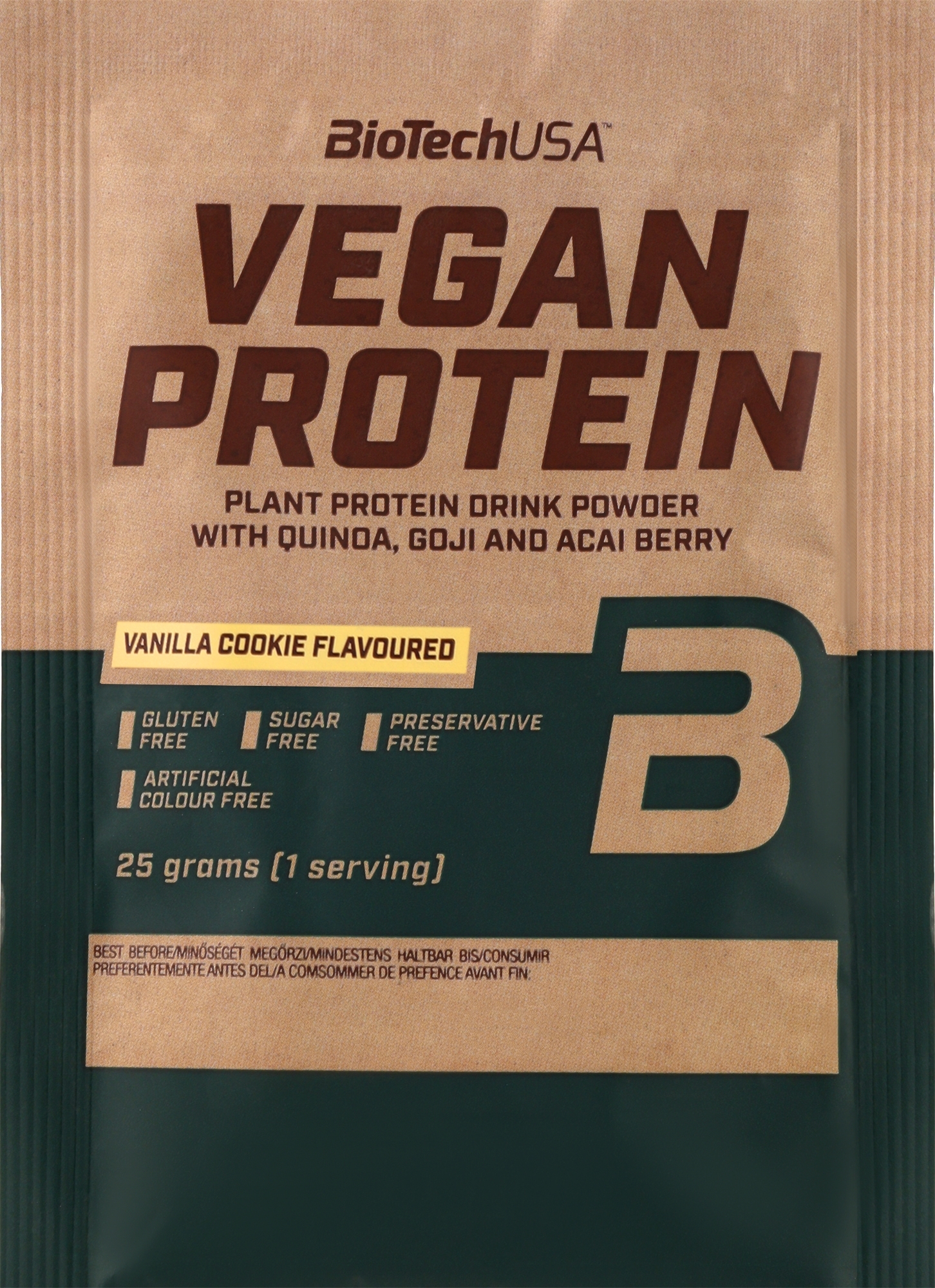 Протеїн веганський "Ванільне печиво" - BioTechUSA Vegan Protein — фото 25g