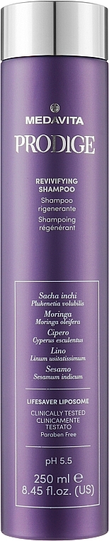 Восстанавливающий шампунь для волос - Medavita Prodige Revivifying Shampoo — фото N2