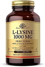 Духи, Парфюмерия, косметика L-лизин, 1000 мг - Solgar L-Lysine