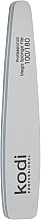 Баф для ногтей "Полумесяц" 100/180, серый - Kodi Professional  — фото N1