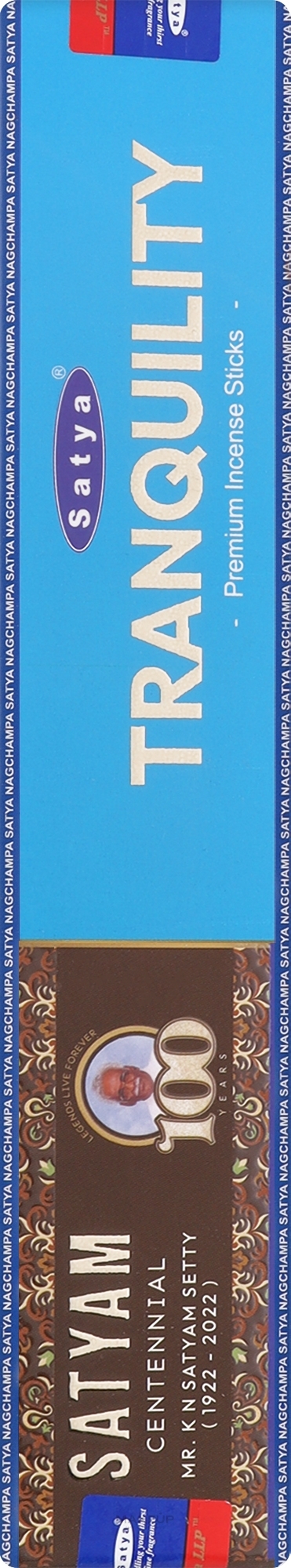 Благовония премиум "Спокойствие" - Satya Tranquility Premium Incense Sticks — фото 15g