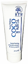 Парфумерія, косметика Ніжний пілінг для обличчя на кокосовій основі - RTB Cosmetics Facial Cleanser Coco Menta